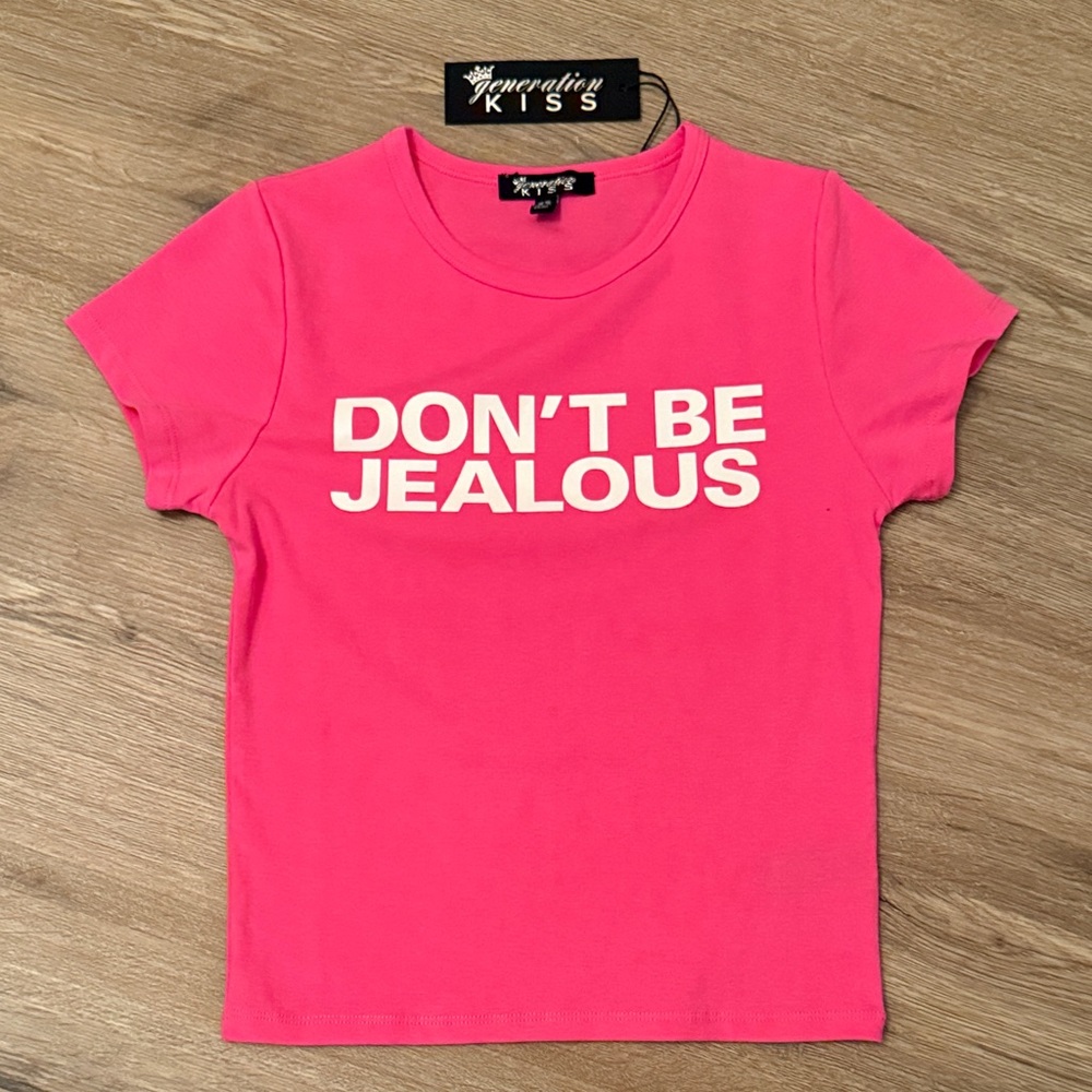 Generation Kiss Adult Hot Pink Statement Tee